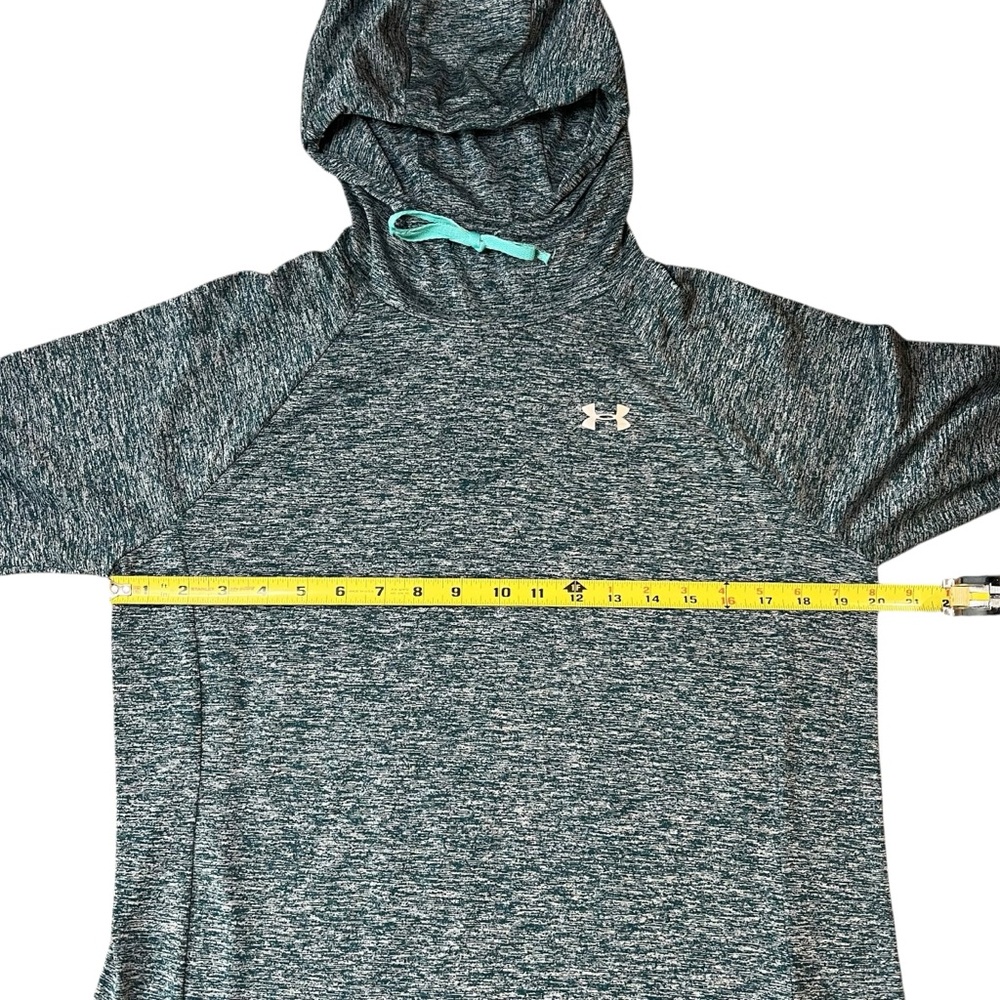 Women's Under Armour Tech Hoodie Teal in Size Large - Picture 3 of 5